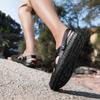 38-48 Летние мужские кожаные пляжные сандалии большого размера