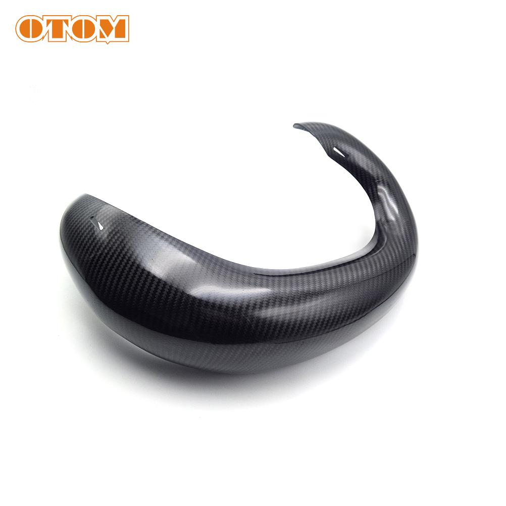 Motorcycle Exhaust Guard For KTM SX XC XCW EXC TE TC TX EC EX MC 250 300 2017-2024 Carbon Fiber Heat Shield Cover Anti-Scalding