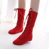 Carnival Boots Fancy Dress Dance Boots Garde Black White Red Jazz yoga Training Shoes
