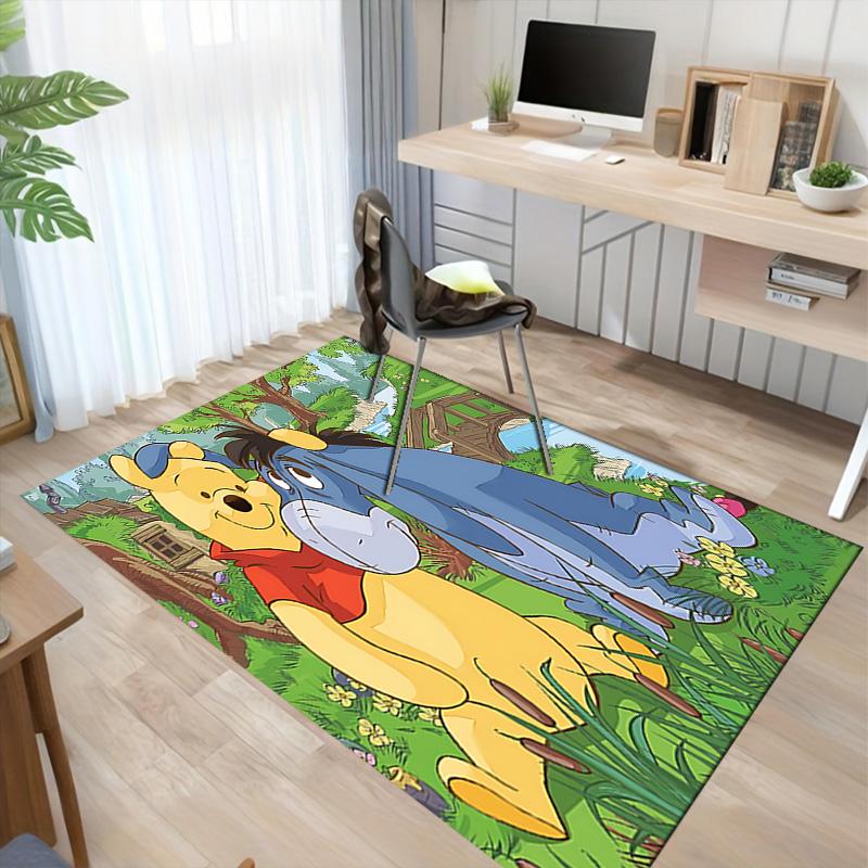 Winnie Pooh Eeyore Friendship Carpet For Playroom Bedroom Living Room Sofa Home Decorkids Game Area Rug Nonslip Floor Mat