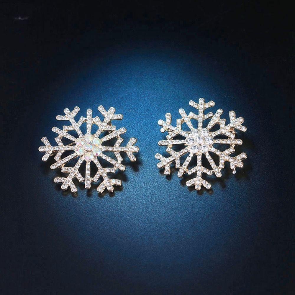 Geometric Creative Snowflake Brooch Zinc Zinc Zinc Alloy Elegant Party