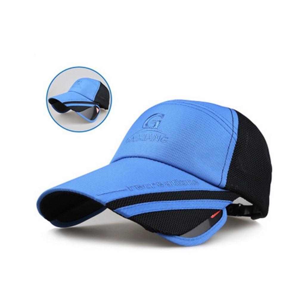 UV Protection Long Visor Baseball Cap Waterproof Men's Sunshade Cap Outdoor