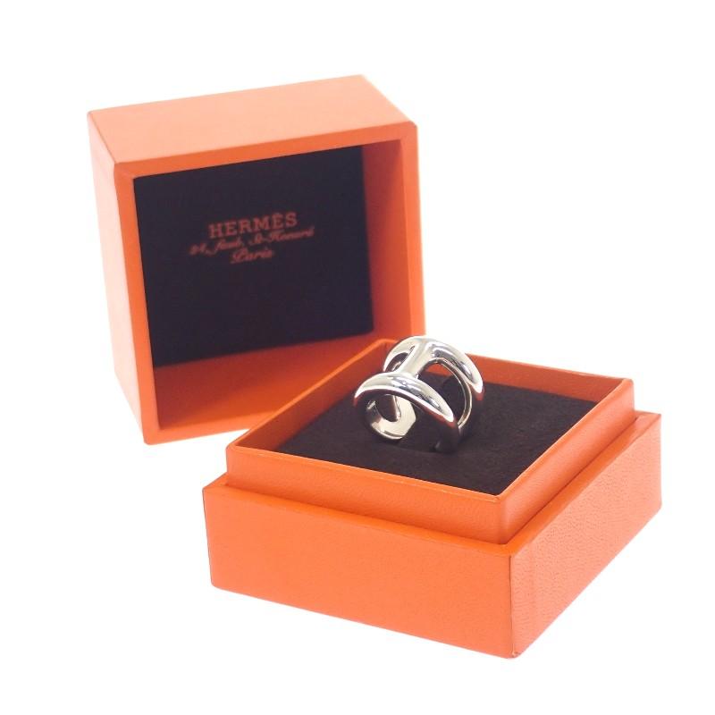 HERMES H102536B 00046 #6(Размер Японии)  кольцо Серебро925 Женское