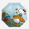 1pc Hello Kitty Mushroom Umbrella - Automatic Opening & Closing, Portable 3-Fold Design, 8-Bone Iron Frame, Outdoor, Perfect Gift for Fans, Travelers,