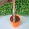 Dragon Tree Ornament with Broom Brush Trashcan Dustpan Detachable Cleaning Tools Dust-Free Simulated Potted Green Plants Home Office Decoration