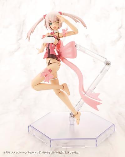 Kotobukiya MSG Modeling Support Goods Dress Up Parts Cute Ribbon Set Общая длина приблизительно. Пластиковая модель размером 100 мм, не масштабированная