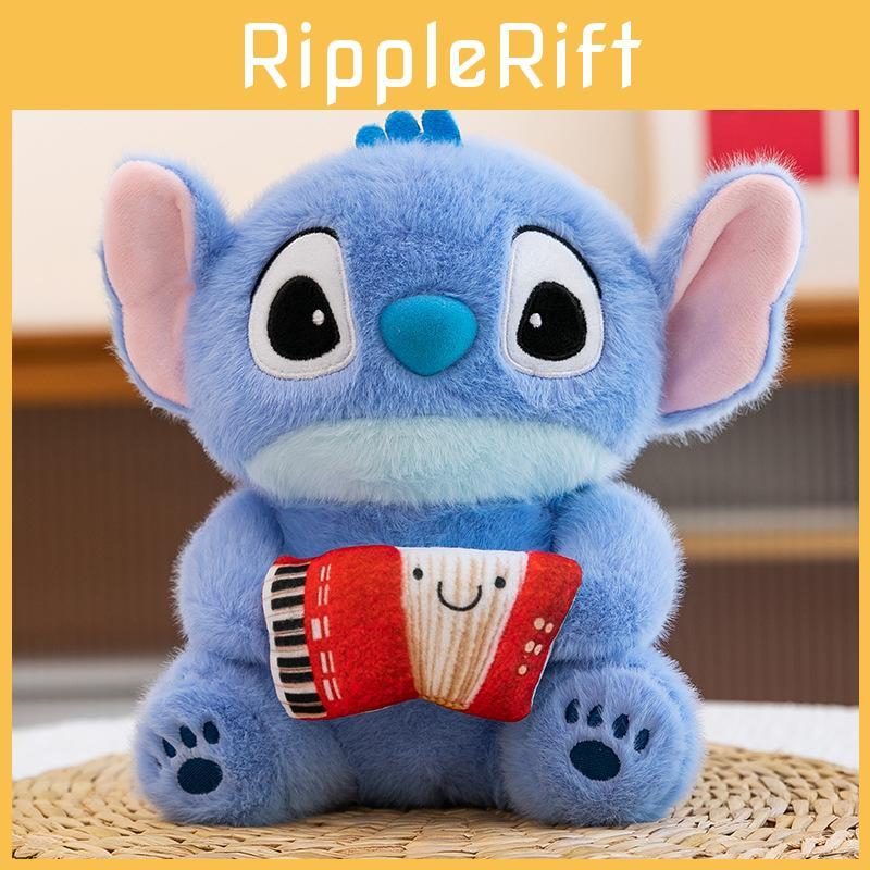 Cute Stitch Christmas And Musical Instrument Series Plush Doll Children Toy For Kids Holiday Gifts