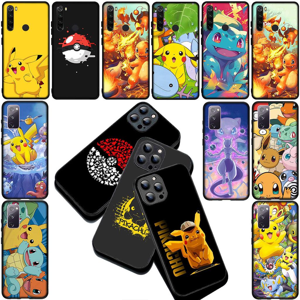 Wallpaper P-Pokemons GO P-Pikachus Cover for Huawei P30 P20 Mate 20 Lite Pro Y9 Y7 Y6P Y7A 2019 Y9A P Smart Coque Phone Case