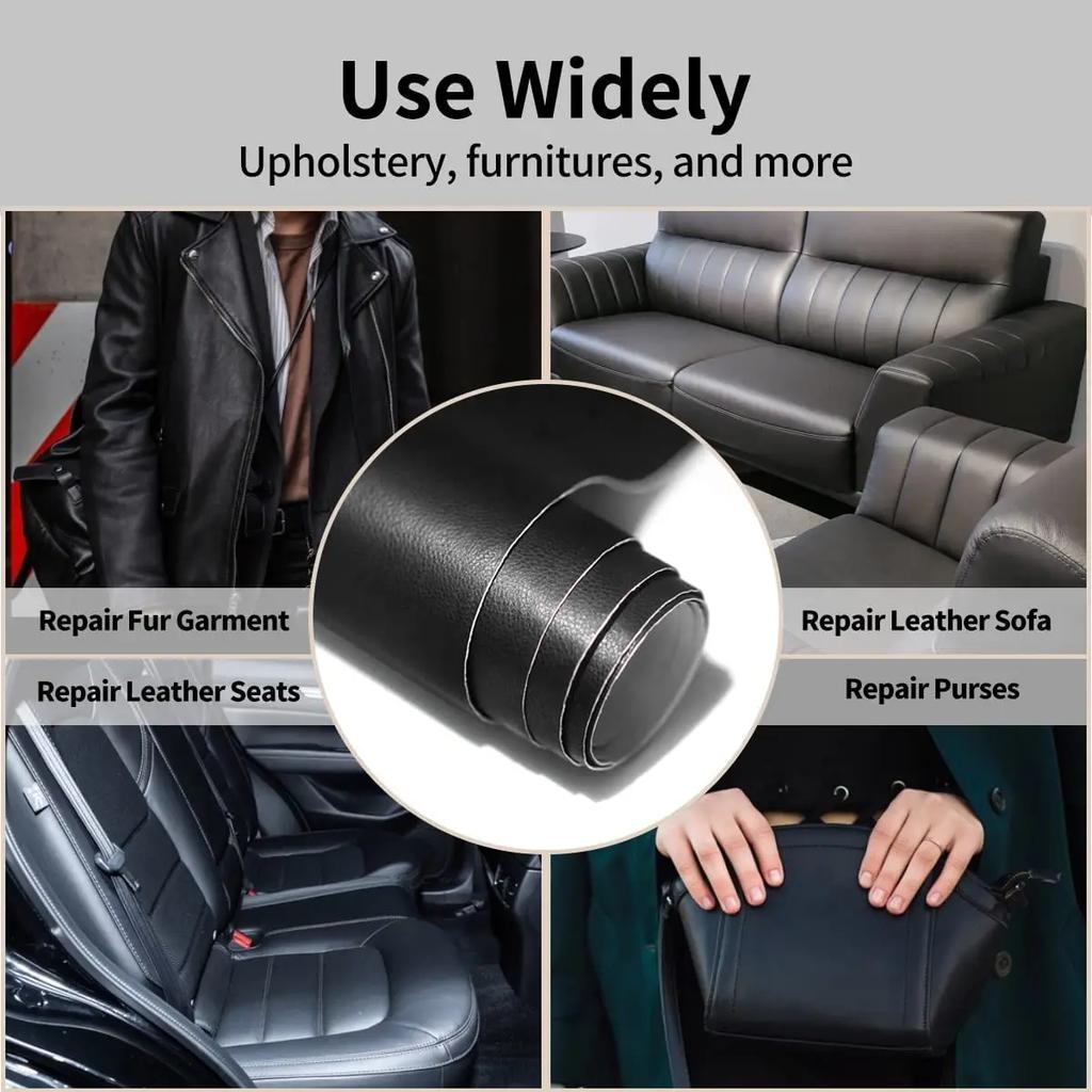 Self Adhesive Leather Genuine Repair Patch Tape Self-Adhesive House DIY Fix For Sofa Moto Car Seat Chair Bag Sticker Patches