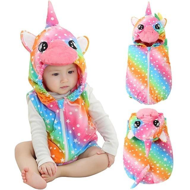 Детское боди унисекс, жилет, одежда для косплея, комбинезон на молнии для новорожденных девочек и мальчиков, комбинезон с треугольными буквами для малышей, пижамная одежда