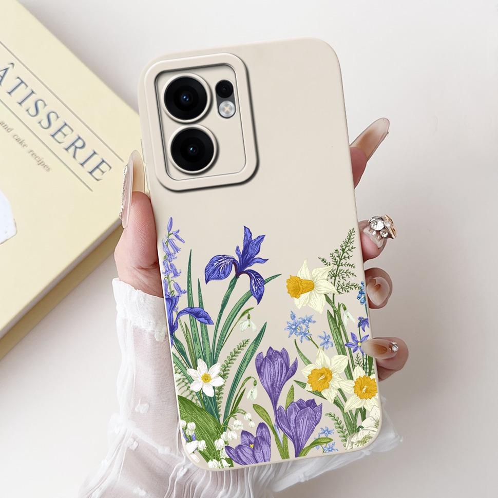 For Oppo Reno 13F 5G Case CPH2699 Unique Painted Cover Soft Silicone Phone Cases For Oppo Reno13 F 13F Reno13F Full Bumper Capa