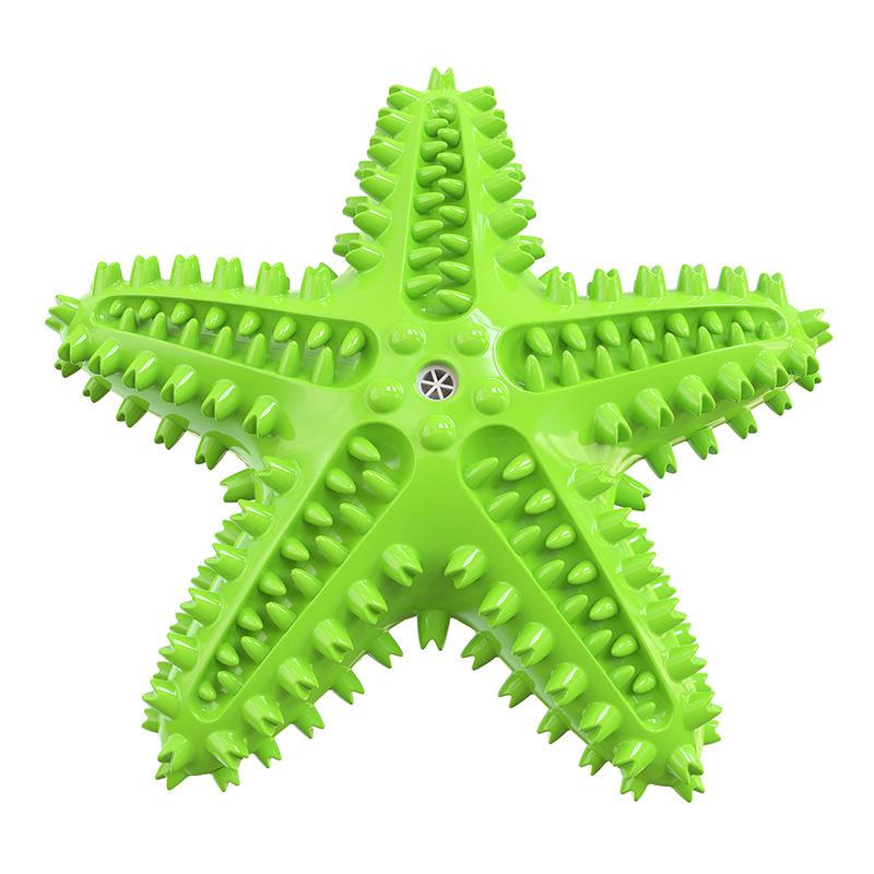 Интерактивная игрушка для собак Starfish Dog для маленьких, средних и больших собак, кошек, пищащих, жевательных, чистящих моляров, товаров для золотистого ретривера на открытом воздухе