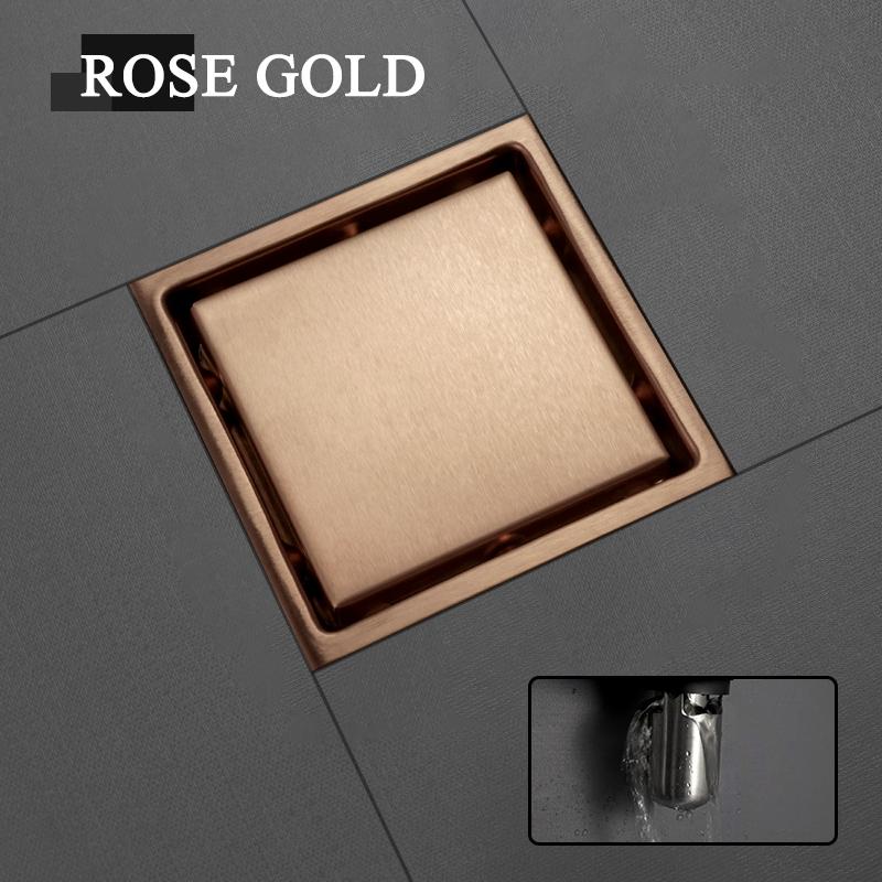 Скрытый тип квадратная плитка вставка пол решетки для слива душа слив из нержавеющей стали 304 балкон ванна угловой дезодорант слив пола