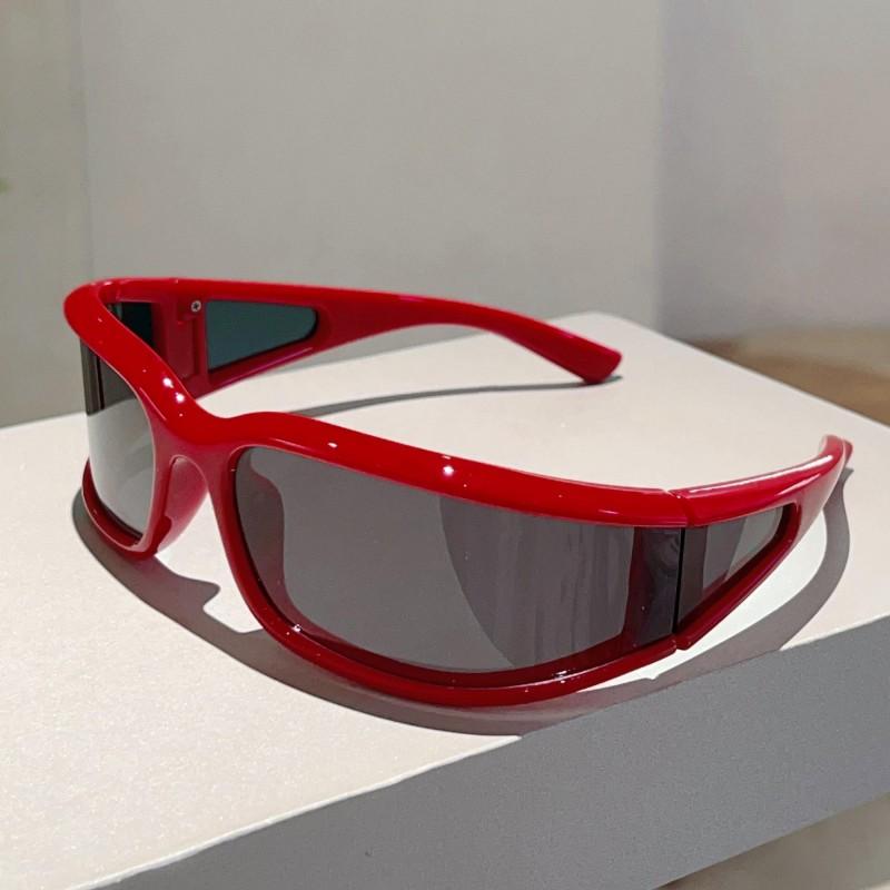 Спортивные солнцезащитные очки Y2k Мужские Новые в обертке Круглые Защитные Велосипедные Очки Женские Модные Защита от УФ-лучей Ветрозащитные Солнцезащитные очки