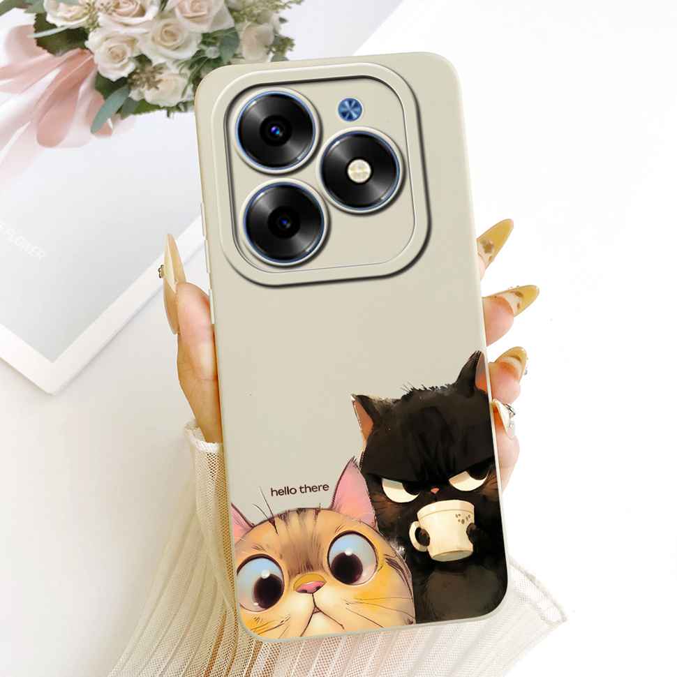 Для Itel S23 Plus 4G Чехол Простой Стиль Закат Мягкий Силиконовый Задний Чехол Для ITEL S23 Plus 4G Чехлы для Телефона Fundas