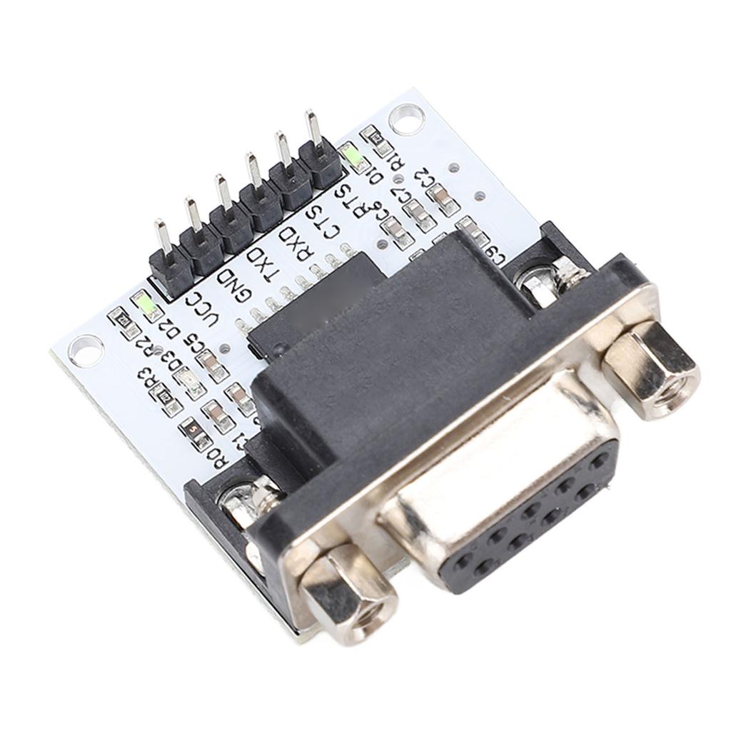 Модуль RS232 к TTL 3-5.5В Питание Чип SP3232 Интерфейс DB9 UART Плата RS232 со светодиодным индикатором