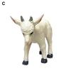 Animal Model Lovely Shape Collectible PVC Simulation Goat Model Figure for Gift