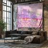 Anime Tapestry Japanese Room Decor Wall Hanging Aesthetic Vaporwave Techwear Backdrop Bedroom Decor Japan Otaku Gift
