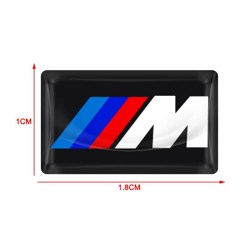 2/5/10 шт. Наклейки с 3D эмблемой логотипа автомобиля на руль из углеродного волокна для BMW M E34 E36 E60 E90 E46 E39 E70 F10 F20 F30 X5 X6 X1 M3 M5 M6 E71 F01 F02 F87