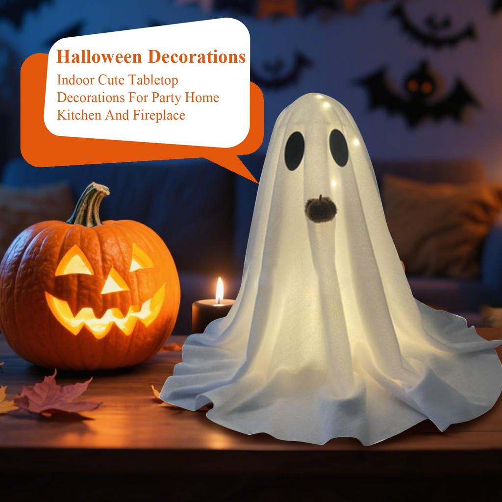 Halloween Decorations Glowing Halloween Decorations Indoor Cute Tabletop Decorations For Party Home Kitchen And Fireplace