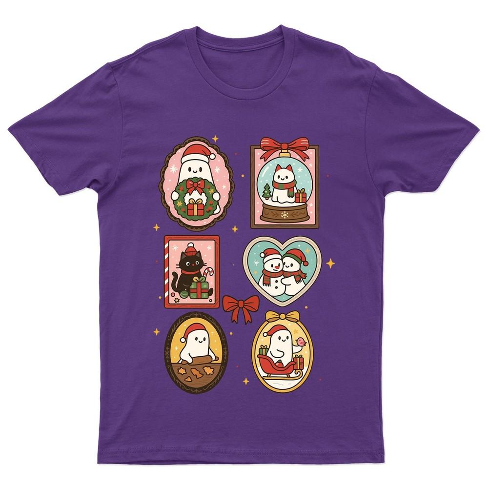 Kawaii Christmas Cute Holiday TShirt Unisex Gift Retro Seasonal Funny Xmas