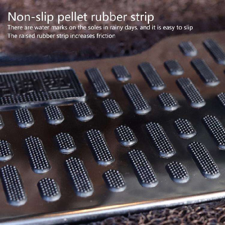 Robusts Steel Car Pedal Enhancements Wear Resistant Pedal Covers Simple Installs for Elevated Aesthetics & Driver Safety