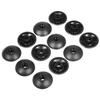 12PCS Black Trekking Pole Round Snow Ski Mud Basket Hiking Walking Stick Replacement Accessory