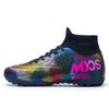 Футбольные бутсы с высоким верхом мужские и женские профессиональные кроссовки с длинными шипами бутсы для футбольных тренировок с поломанными шипами