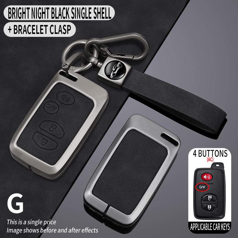 Защитная оболочка и пряжка для старых моделей Toyota: Чехол для ключей Prado, Crown, Reiz, Land Cruiser, Prius