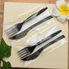 Disposable Plastic Cutlery Set with Napkin (50 Count)