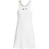 Solid Color Logo Print Round Neck Sleeveless Tennis Dress Women Dresses White HT5947