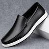 Модная мужская обувь из натуральной кожи, роскошные мужские лоферы, мокасины, дышащие слипоны, обувь для вождения, удобная деловая обувь