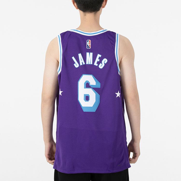 Nike Баскетбольная майка NBA Los Angeles Lakers City Edition Леброн Джеймс 6 Dri-FIT Swingman DB4032-506