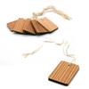 Tea Ceremony Utensils Wooden Tags, Cedar, Top Grade, 5 Pieces