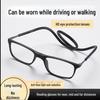Durable, Portable Magnetic Neck-hanging Reading Glasses – High-definition, Anti-dizziness Design for Men and Women, Ideal for Middle-aged and Seniors.