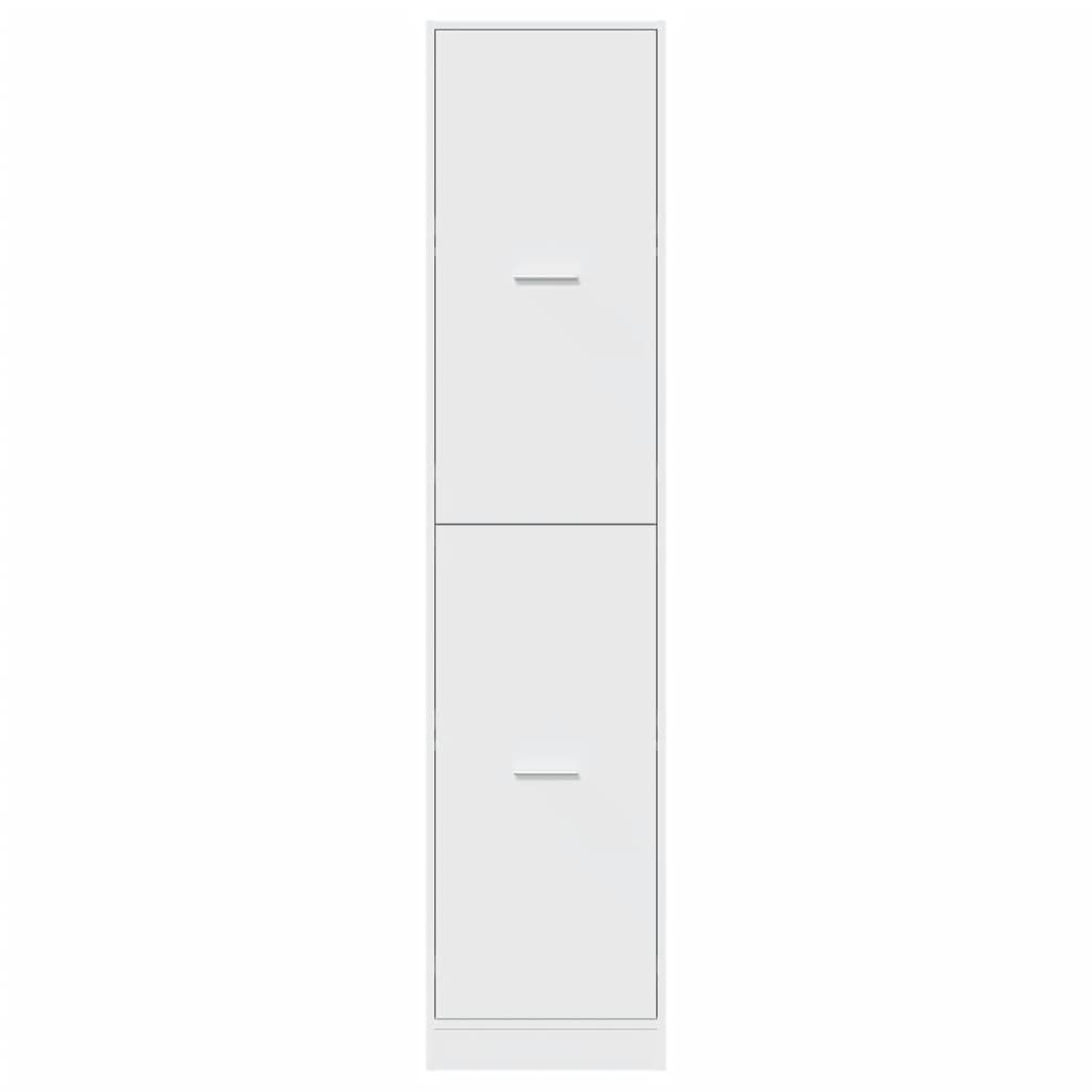 Vidaxl Szafka Apteczna, Biała, 40X41X174,5 Cm, Materiał Drewnopochodny