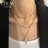 Fashion Multilayered Crystal Snake Necklace For Women Girls Trendy Bohemian Gold Chain Necklace Jewelry Party