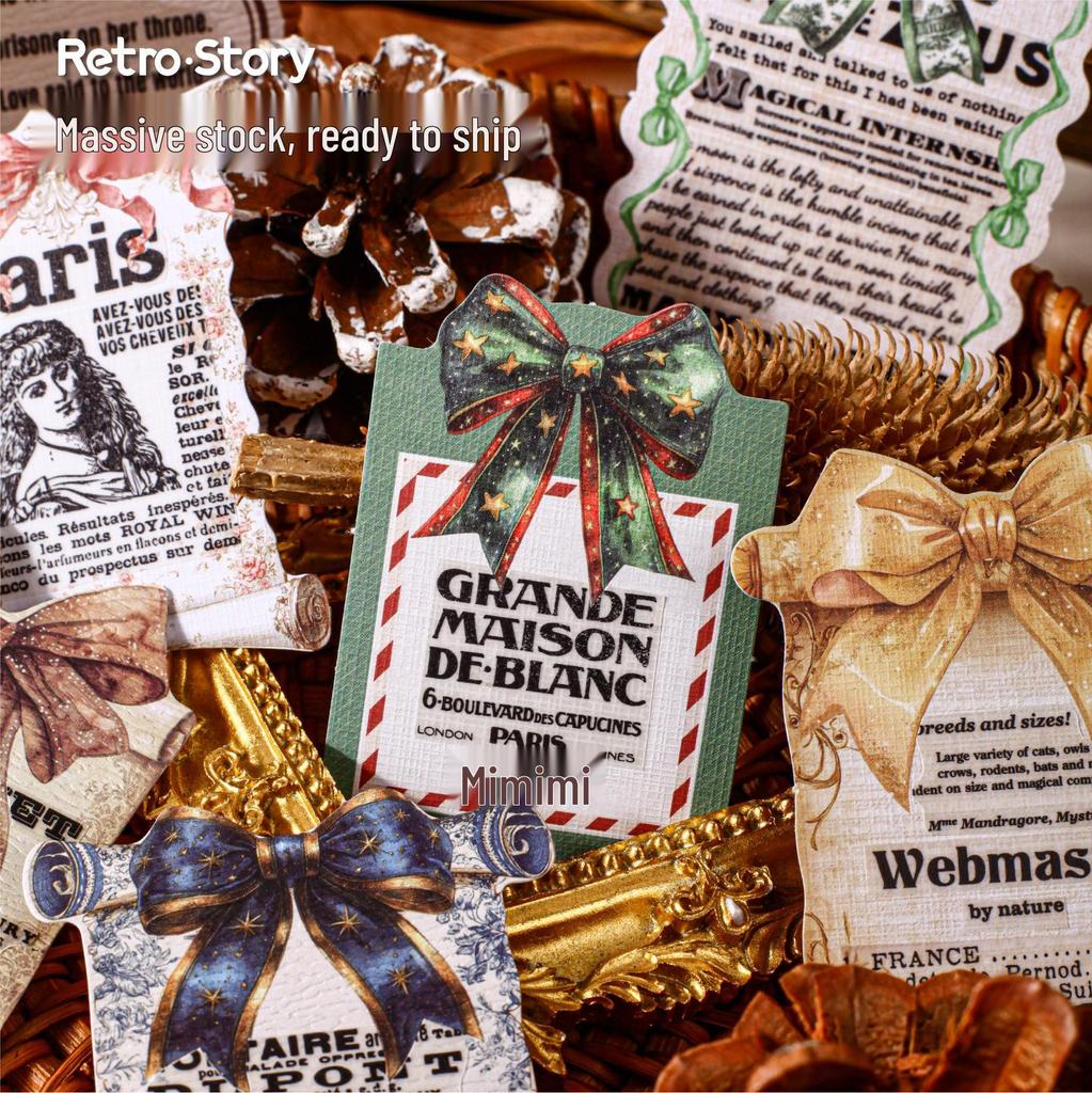 РетроИстория Рукописные Фестивальные Наклейки - Креативный Подарок и Декор для Аккаунта (20 листов для заметок)