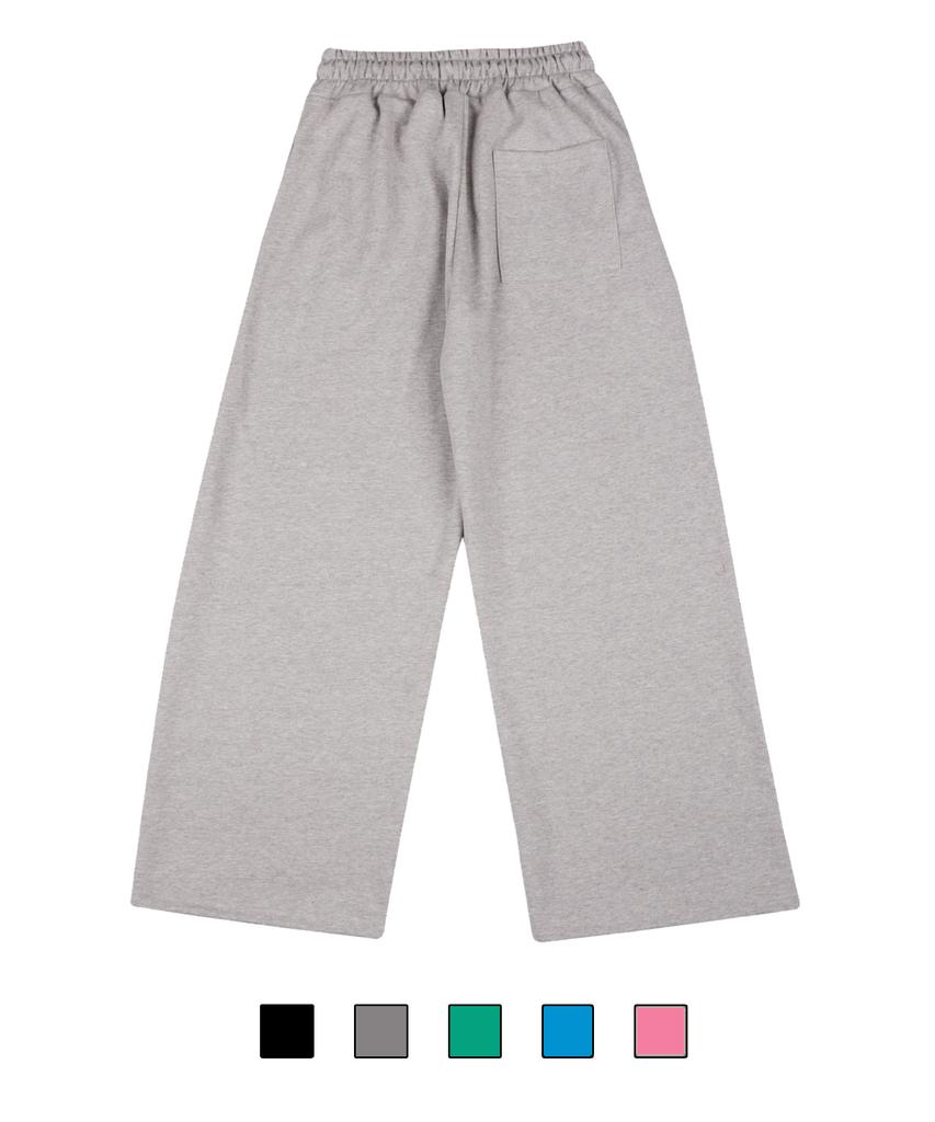 CREAM SODA LAB Blank All Season Wide Elastic Pants Gray