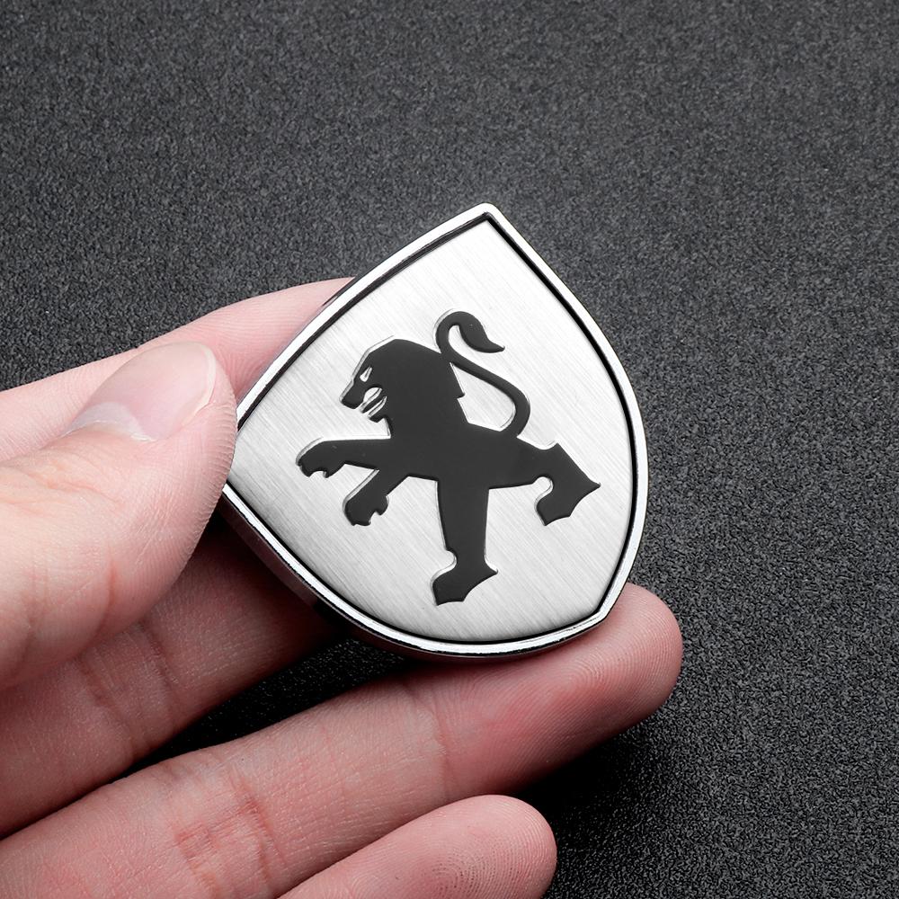 2026 Hot Car Sticker 1PCS 3D Metal Auto Styling Logo Car Sticker Badge Emblem Tail Decal For Peugeot 207 3008 206 208 308 307 40