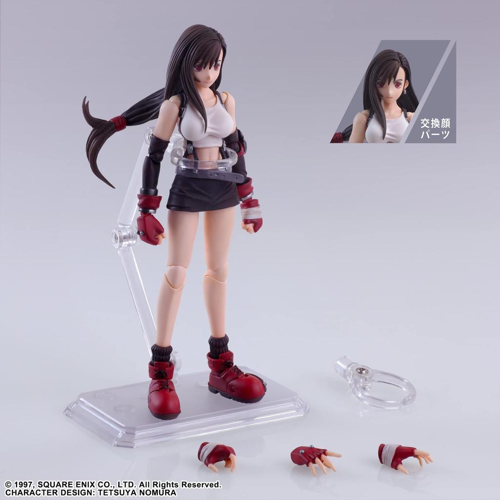 Square Enix Final Fantasy VII Bring Arts Tifa Lockhart PVC Movable Figure