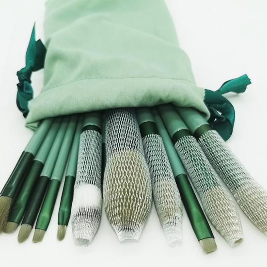 13 шт./набор кистей для макияжа с мягкой щетиной, многофункциональный косметический инструмент, контурная кисть для теней для век, румян, набор кистей для женщин