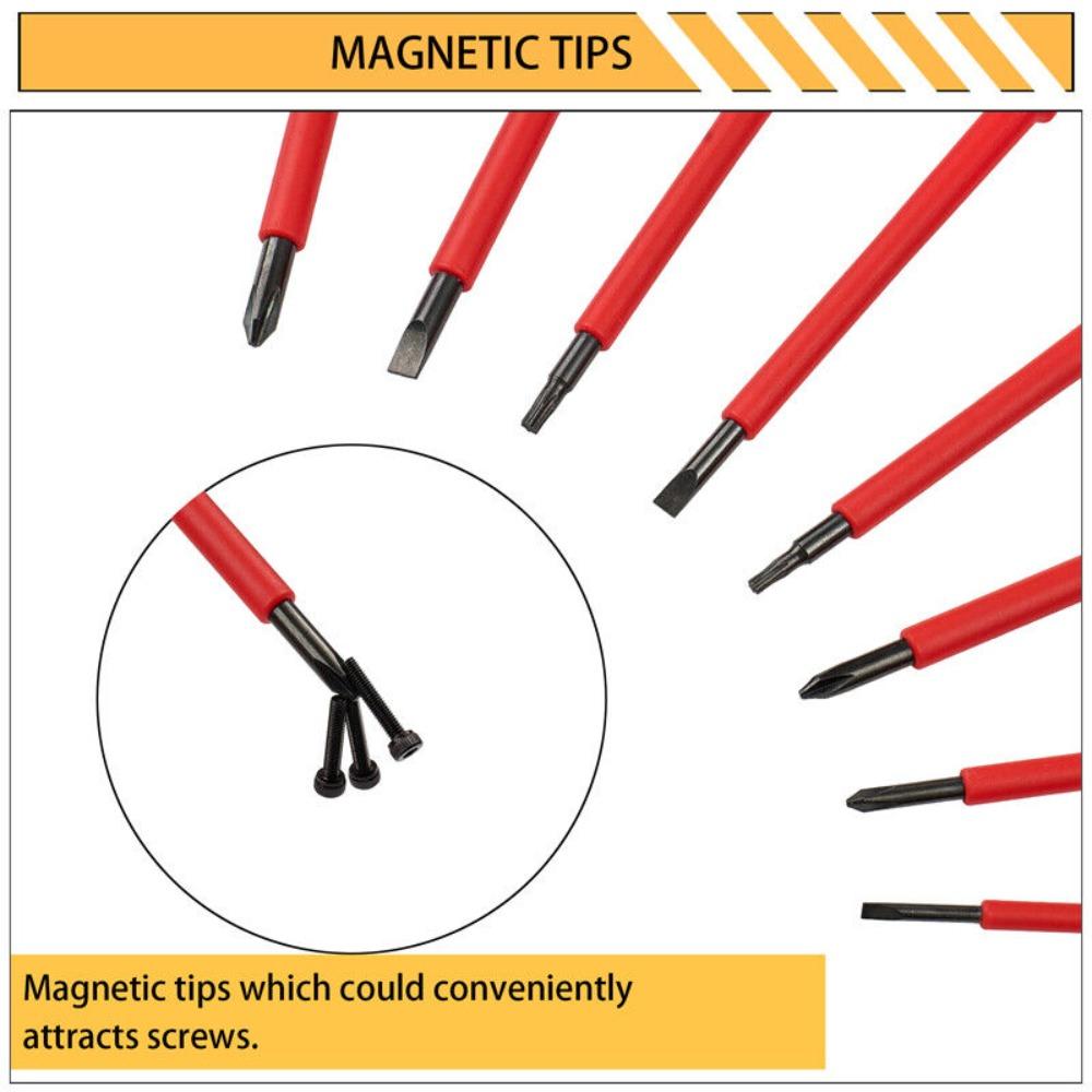 10 шт./компл. сверла с противоскользящей ручкой, ручной инструмент, инструменты для ремонта электрика