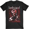 Футболка унисекс с противогазами Lamb Of God и волнами