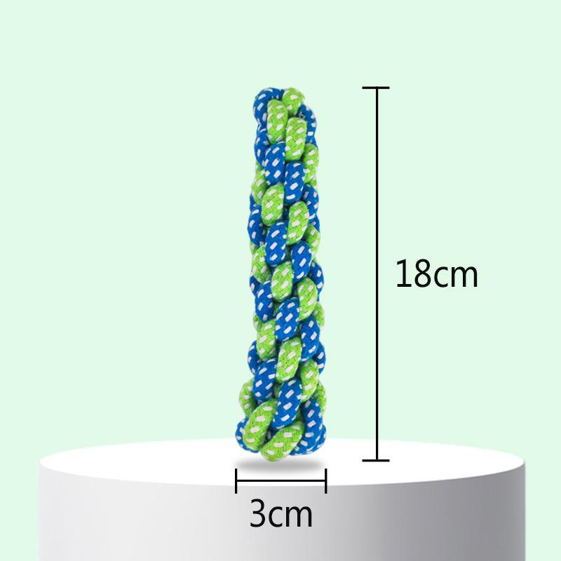 Игрушка для собак Nibble Pet Puppy Tooth Cleaning Knot Игрушки для дрессировки собак Прочные игрушки для собак Веревка для скрежета зубов Pet Cotton Rope