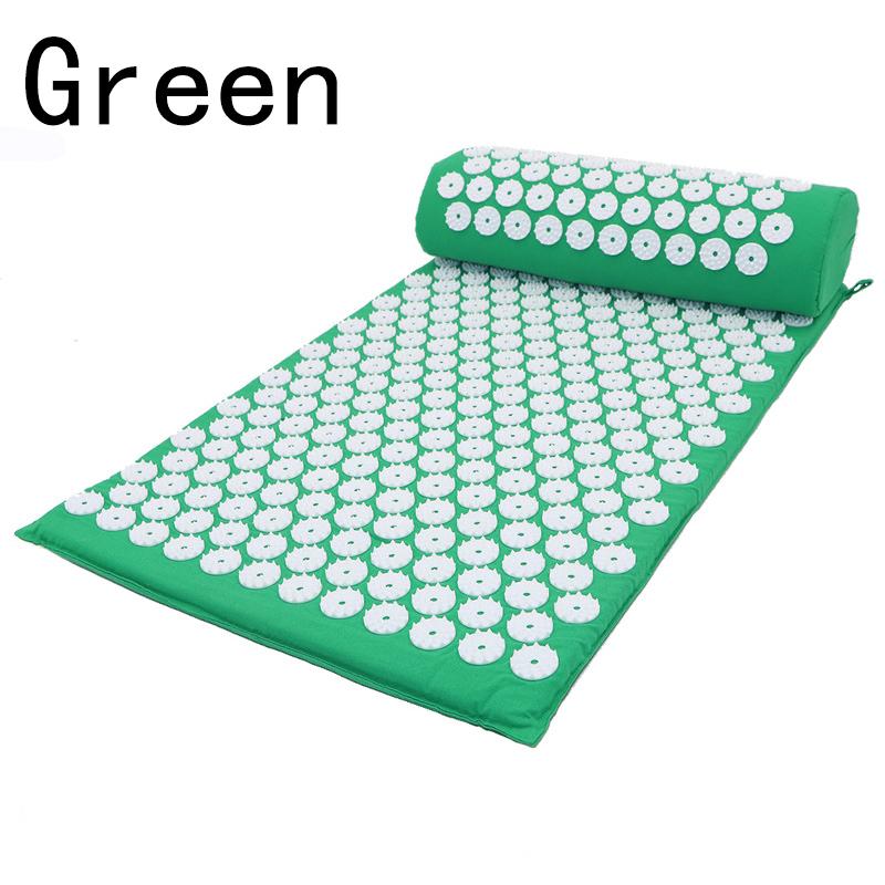 Лотос Массажер Подушка Шипы Коврик Боль в спине Домашний фитнес Снятие стресса Тренажерный зал Акупунктура Йога Коврик Расслабляющая Подушка Тело