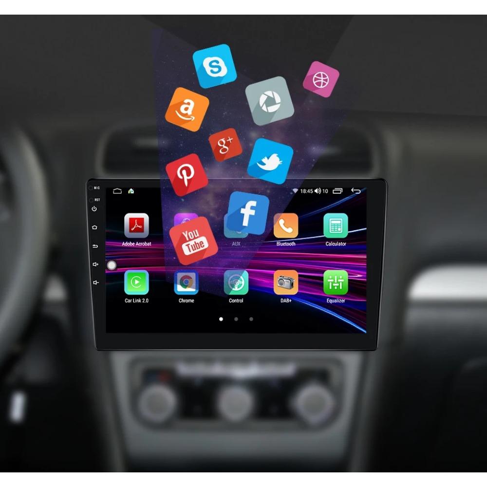 2 Din автомобильный радиоприемник Android Stereo Carplay 8G 128G для KIA Carnival VQ 2006 - 2014 Мультимедиа HD экран Авторадио GPS 2din головное устройство