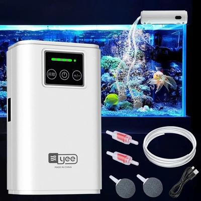 Аквариумный кислородный воздушный насос Зарядка от USB Аккумулятор Домашний Портативный Бесшумный Инструмент для рыбалки