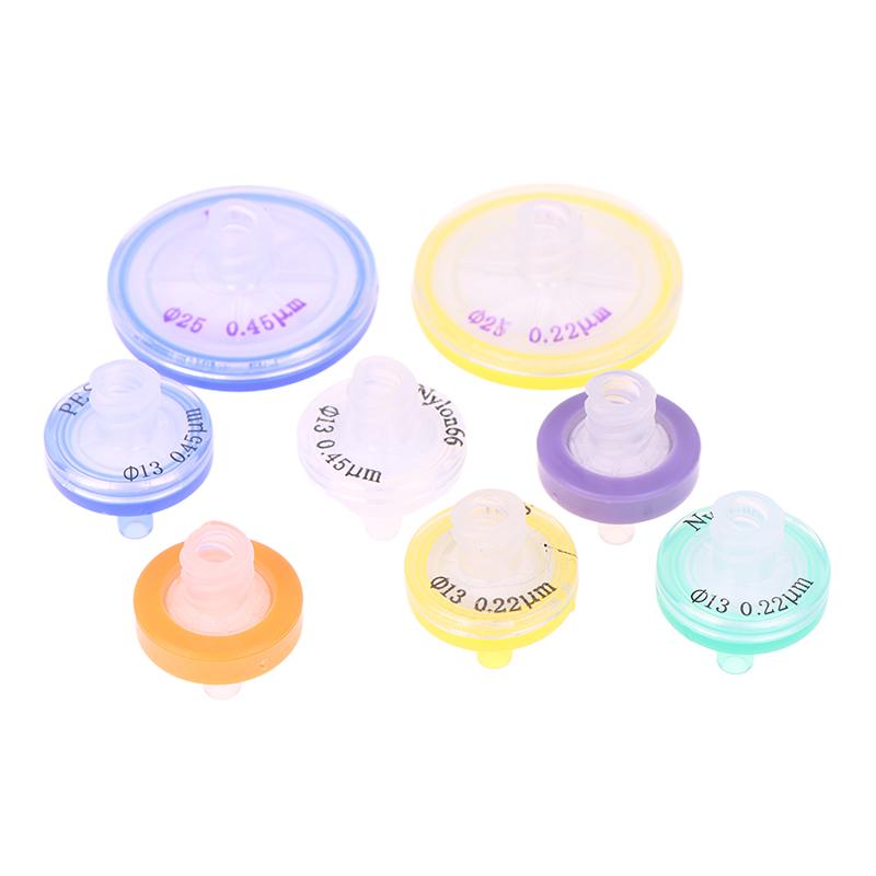 1Pc Lab 0.22Um/0.45Um Sterile Millipore Syringe Filter Nylon/Pes/ Ptfe Sterile Needle-Type Membrane Filter Laboratory Equipment