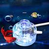 Aquarium Underwater Led Light Air Bubble Stone Colorful For Fish Tank Round Lamp